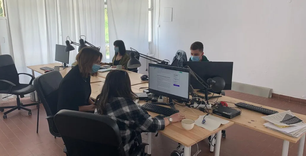 The young Romanian volunteers stood out in Portugal, during the Job Shadowing mobility